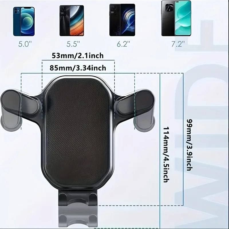 Universal -Handyhalter ,Lüftungsschlitz-Klemme für Smartphones 360° drehbar, 1‑Hand Bedienung,Kostenloser Versand
