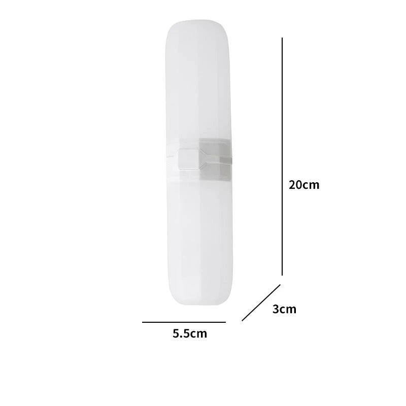 Reise-Etui für Zahnbürste & Zahnpasta – schützt vor Schmutz und Schäden, ideal für Urlaub, Camping & unterwegs