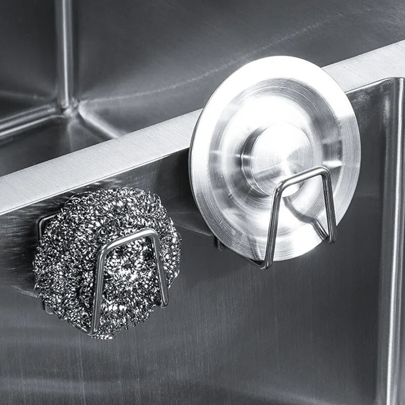 Hygienischer Edelstahl Schwammhalter – Selbstklebendes rack,Kostenloser Versand