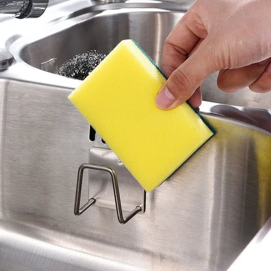 Hygienischer Edelstahl Schwammhalter – Selbstklebendes rack,Kostenloser Versand