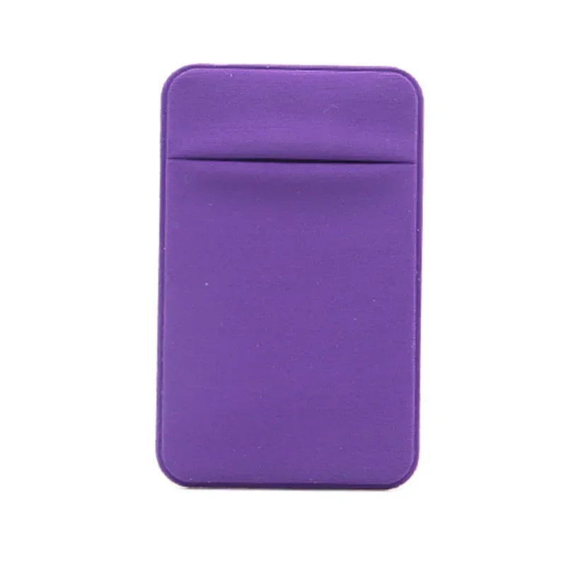 Elastische Tuch Handy Karte Halter Handy Brieftasche Fall Kredit ID Karte Halter Aufkleber Tasche Geld Tasche Kostenloser Versand