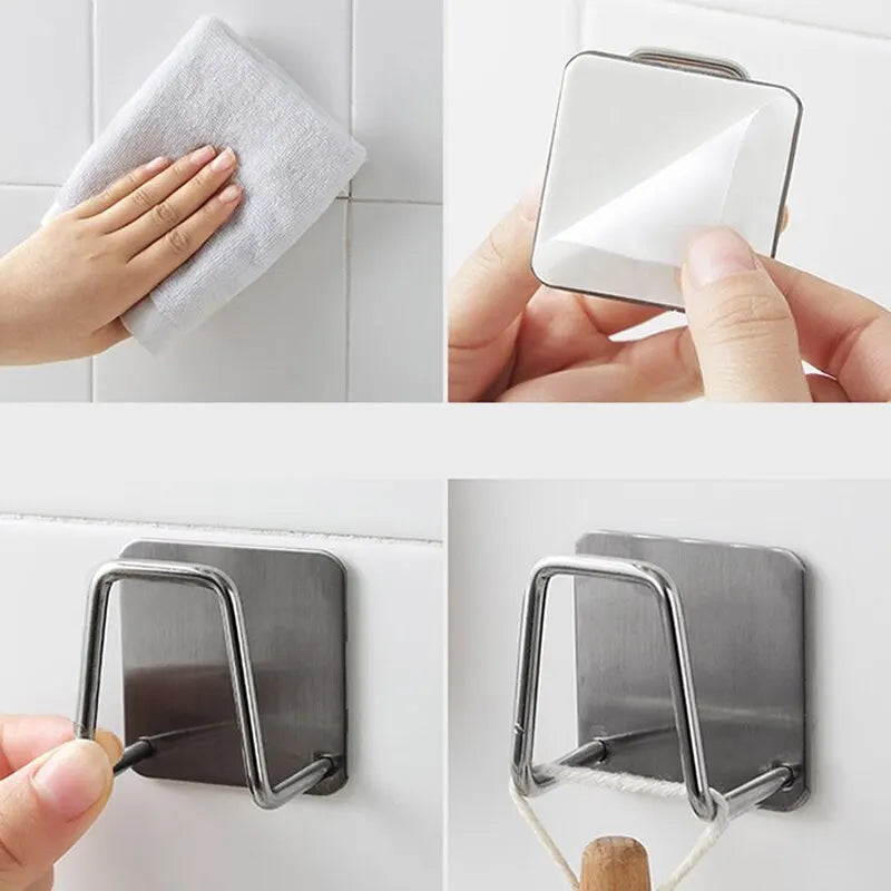 Hygienischer Edelstahl Schwammhalter – Selbstklebendes rack,Kostenloser Versand